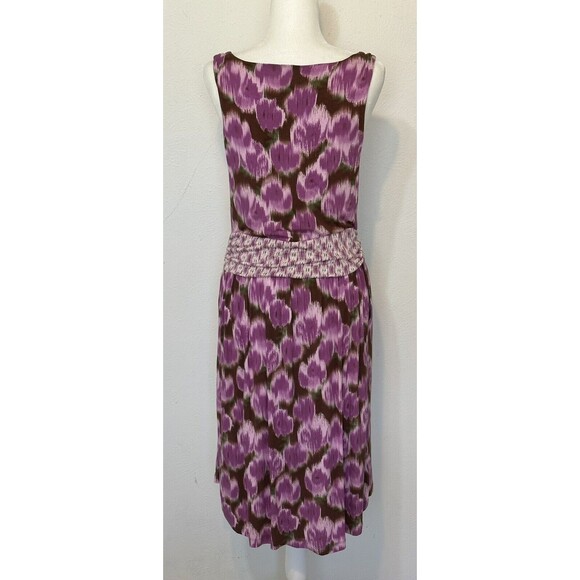 Matilda Jane Women Sz L Hello Lovely Adore Me Purple Brown Knit Dress Feminine - Picture 7 of 11